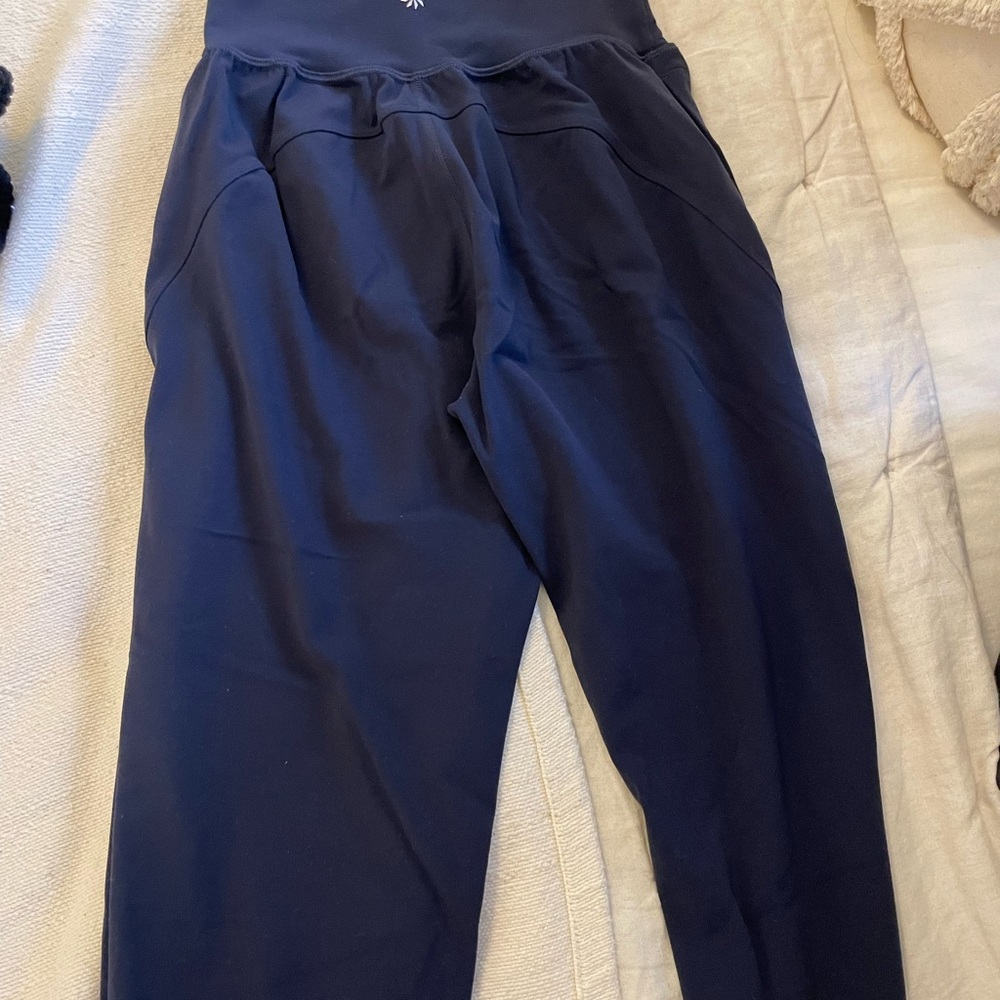 Athleta Navy Salutation Jogger